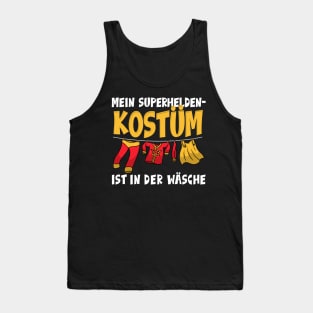 Mein Superheldenkostüm ist in der Wäsche I Superheld Kostüm design Tank Top